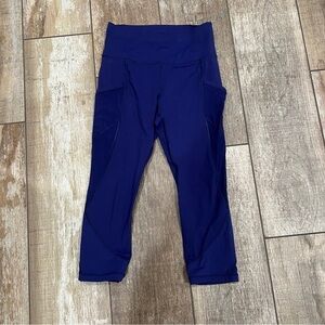 Lululemon Athletica | Mesh Capri Leggings Size 6 With Pockets